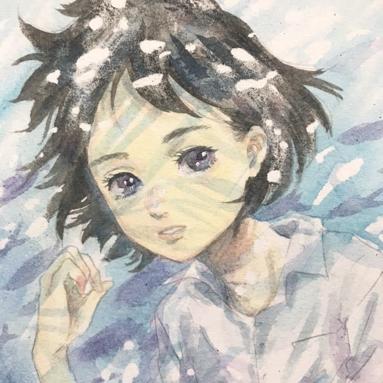 手描きイラスト 海獣の子供 琉花 A5 手描きイラスト 売買されたオークション情報 Yahooの商品情報をアーカイブ公開 オークファン Aucfan Com