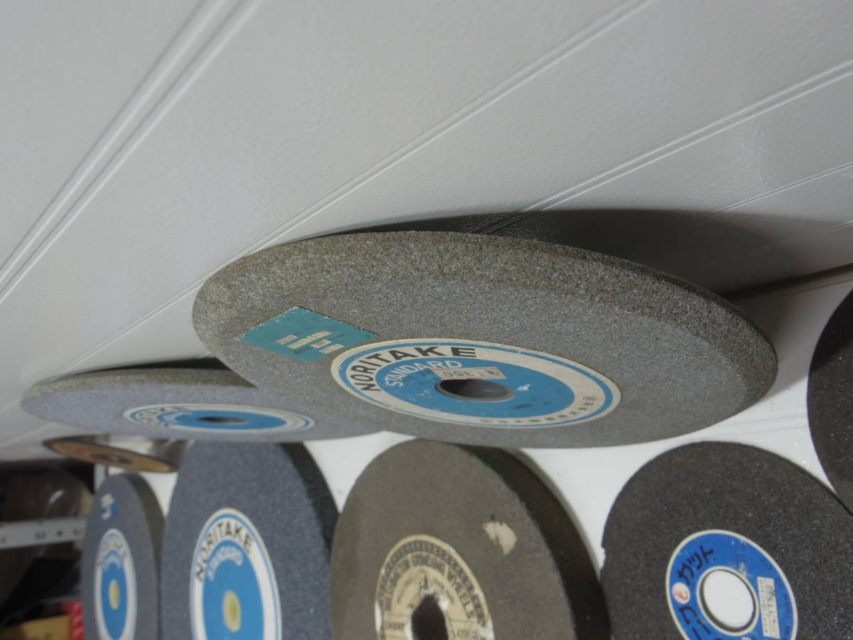 グラインダー砥石　研磨砥石　研削砥石　平型砥石　切断砥石　まとめて18枚　旧型ジャンク品_5