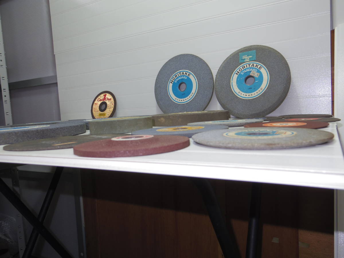 グラインダー砥石　研磨砥石　研削砥石　平型砥石　切断砥石　まとめて18枚　旧型ジャンク品_7