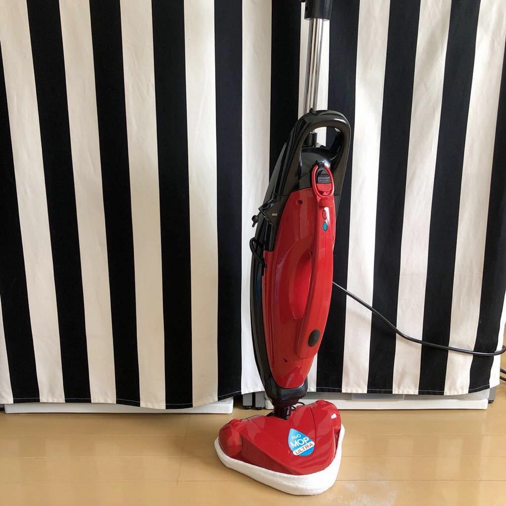 未使用　H2O Mop Ultra 赤 スチームクリーナー 未使用 H2O Mop Ultra 赤 スチームクリーナー 【公式通販】