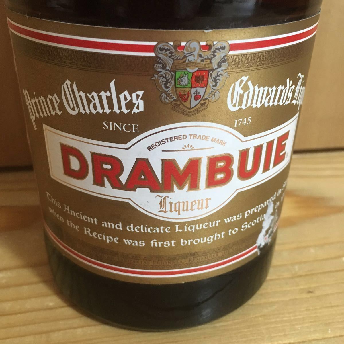 ドランブイ リキュール DRAMBUIE 750ml 40度 古酒 チェック柄 旧 90