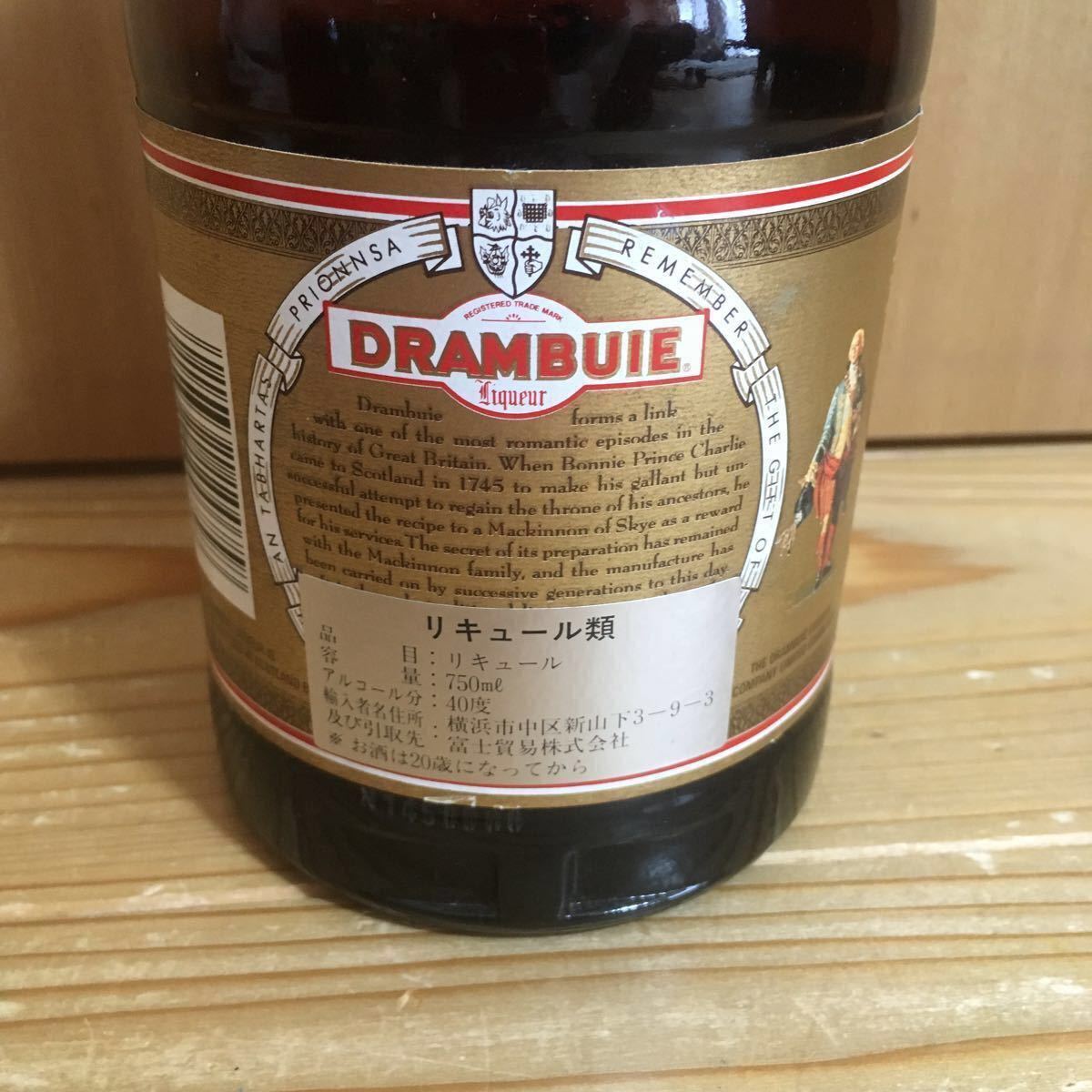 ドランブイ リキュール DRAMBUIE 750ml 40度 古酒 チェック柄 旧 90