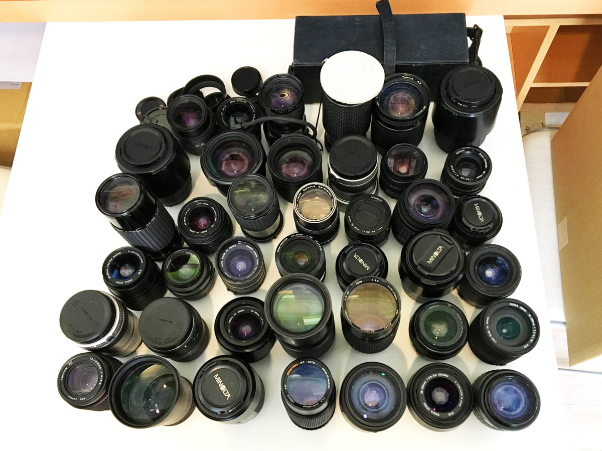 ♪ カメラ用レンズなど 大量セット ジャンク品646 コニカミノルタ