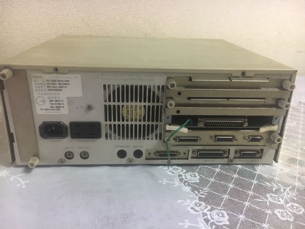 NEC - ジャンク Yahoo!オークション 動作未確認 PC PC-9821Ap3⁄C8W