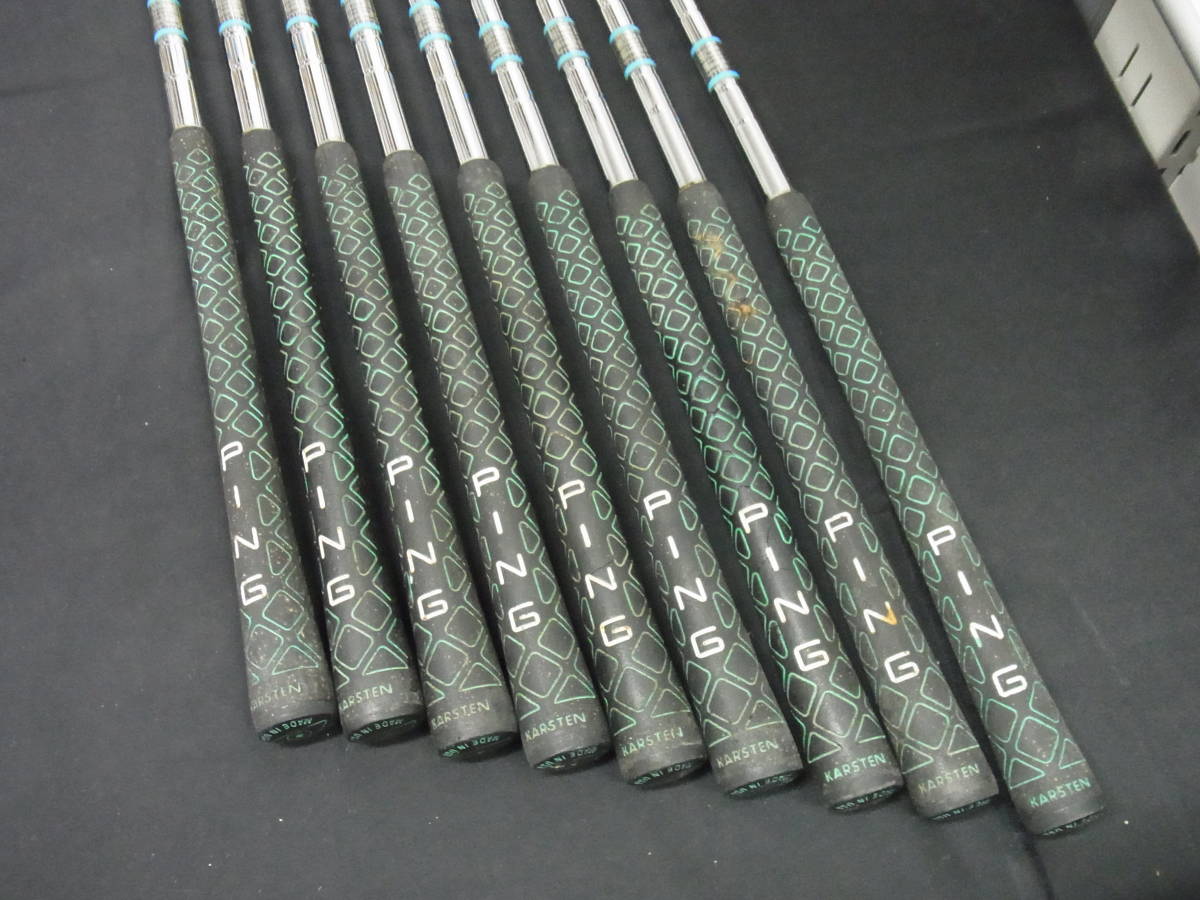 PING EYE 2 ベリリウムカッパー 3-9 W S アイアン 9本セット ピン ゴルフ