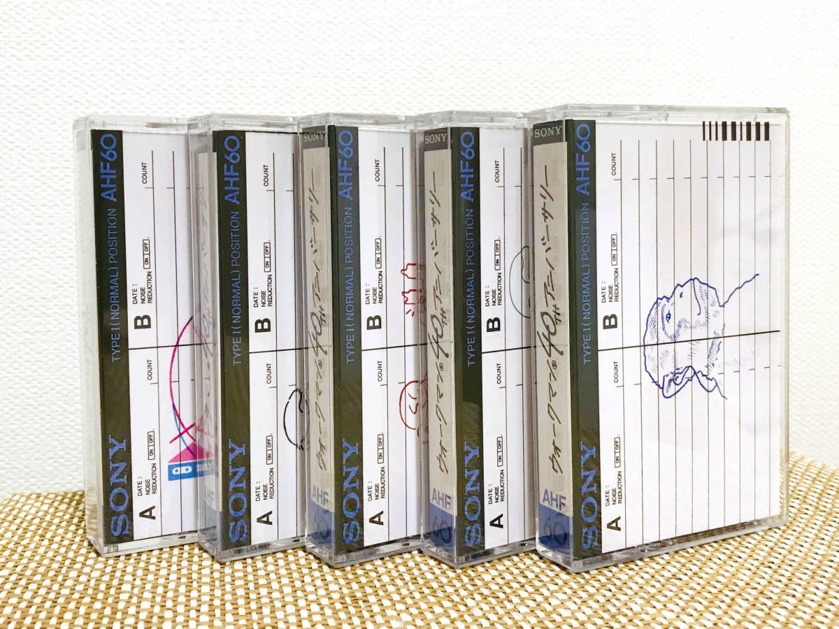 送料無料【新品・未開封】全５種類コンプリート★SONY ウォークマン40周年記念ブックレット＆パンフレット★銀座ソニーパーク Walkman 40th