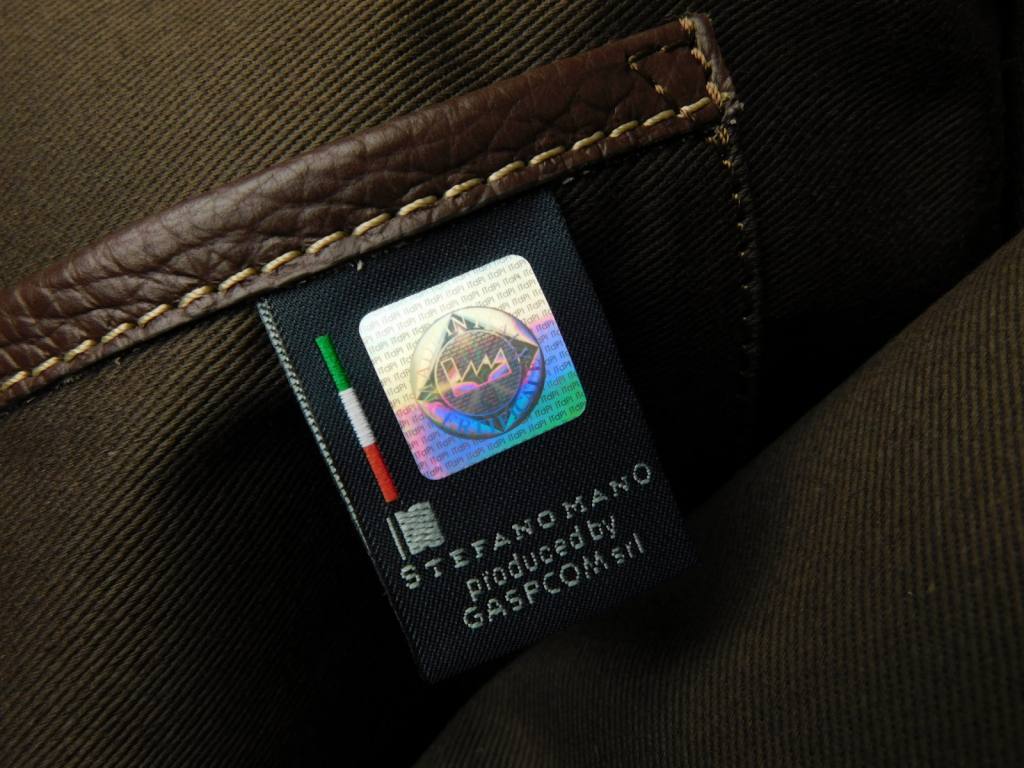 Stefanomano ステファノマーノ ナイロン × レザー コンビ 2WAY 