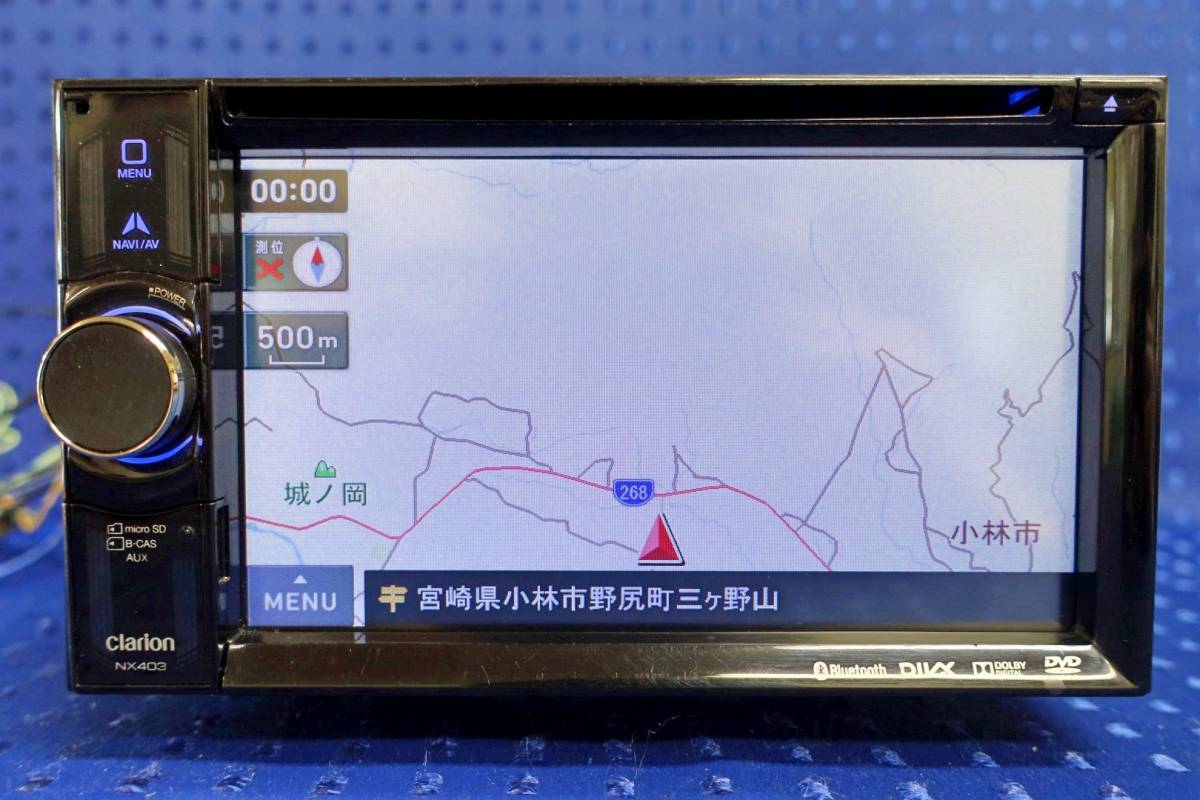 clarion NX614 動作不具合無し clarion クラリオン NX613 メモリーナビ ユニット カーナビ 2013年