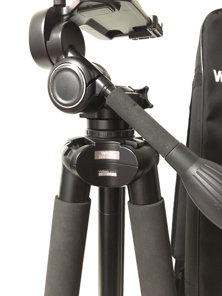 ベルボン◇カーボン 三脚◇ジオ カルマーニュ◇雲台/純正ケース付き