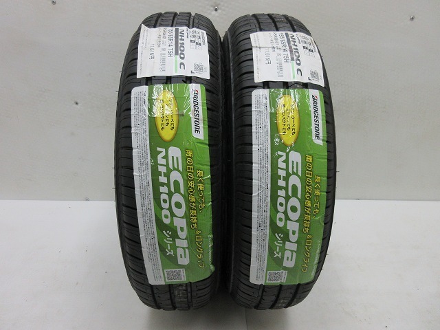  155-65R14 ブリヂストン エコピアNH100C タイヤ 2本 M14-3080(ブリヂストン)｜売買されたオークション情報、yahooの商品情報をアーカイブ公開 - オークファン 14インチ