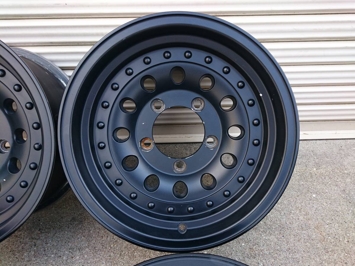 ジムニー 三菱ジープ 7JX15 (-14) PCD139.7 5穴 アルミホイール 4本