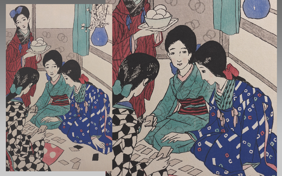真作/木村華邦/山水図/桐共箱太巻二重箱付/布袋屋掛軸HE-339 真作/木村