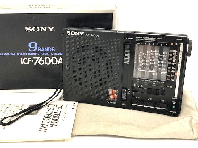 SONY Sony Radio ICF-7600A ICF ソニー Vintage ICF-7600D Receiver