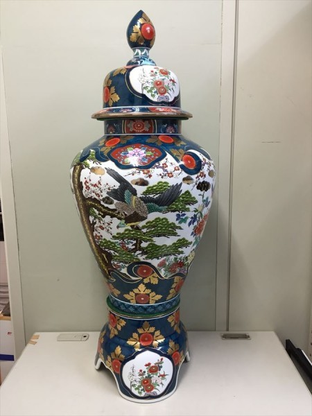 豊富な，2026 1193 有田焼 金龍窯 博山作 染錦花鳥文沈香壺 特大 飾壺 高さ 約115cm 伝統工芸美術 詳細不明 発送は2個口となります(その他)｜売買されたオークション情報、yahooの商品情報をアーカイブ公開 - 伊万里、有田
