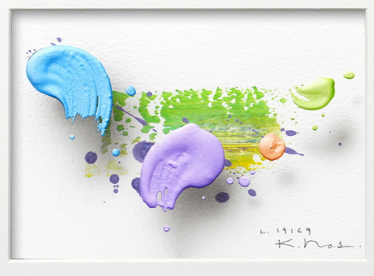  浮遊する筆触 Layer 19169 16 x 21cm 額装 星 憲司 / Kenji HOSHI(その他)｜売買されたオークション情報、yahooの商品情報をアーカイブ公開 - オークファン その他