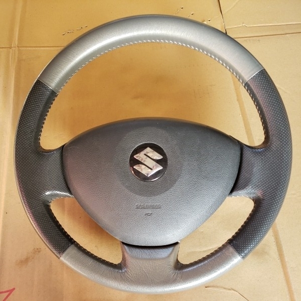 ワゴンR　MH21S 純正　ステアリング レザーコンビハンドル　
