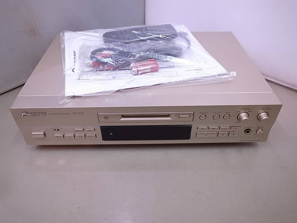 Pioneer MJ-D5 - パイオニア MDレコーダー Yahoo!オークション MD 