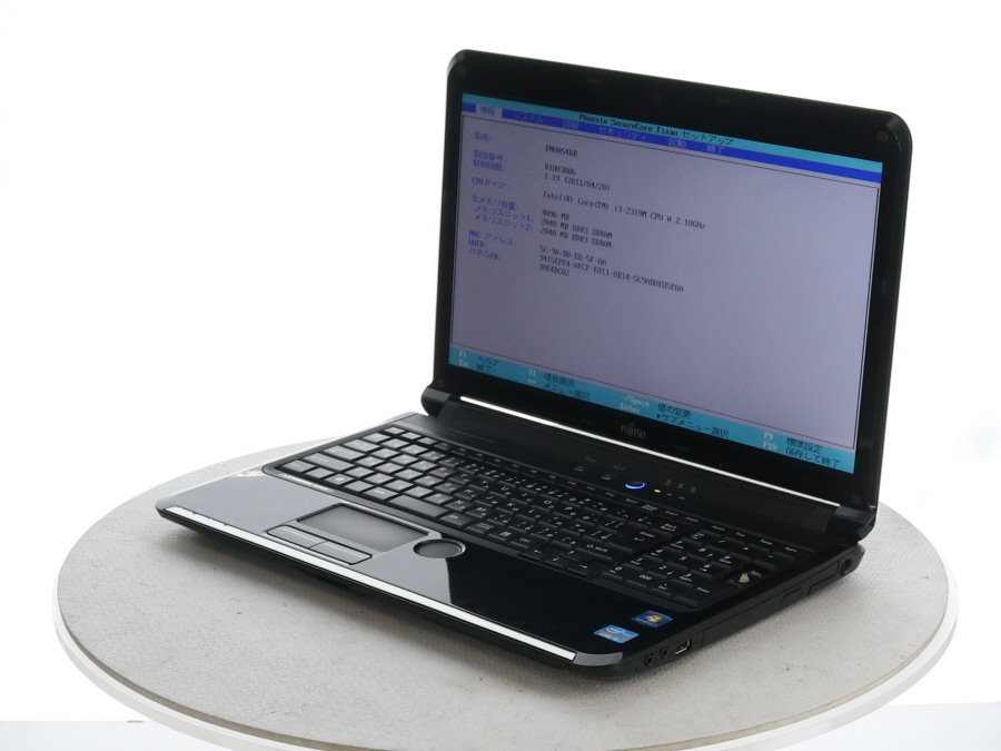 ノートPC LIFEBOOK AH54／D FMVA54DB〔Windows 10〕パソコン
