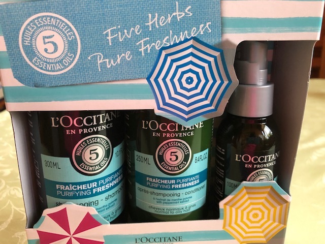 ロクシタン　ファイブハーブス ピュアフレッシュネス 　シャンプー・コンディショナー・シャイニングビネガー　セット_1