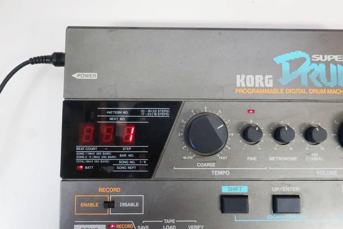 KORG リズムマシン DDM-110 電源OK ジャンク_2