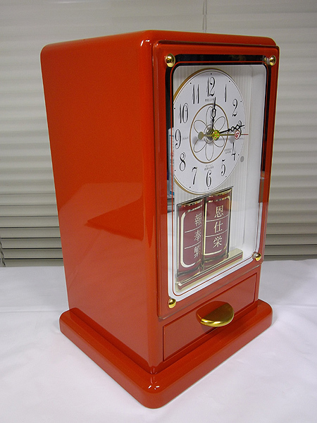 セイコー製スジャータ めいらく からくり時計 RE909B