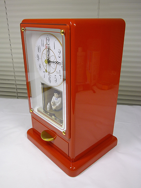 セイコー製スジャータ めいらく からくり時計 RE909B