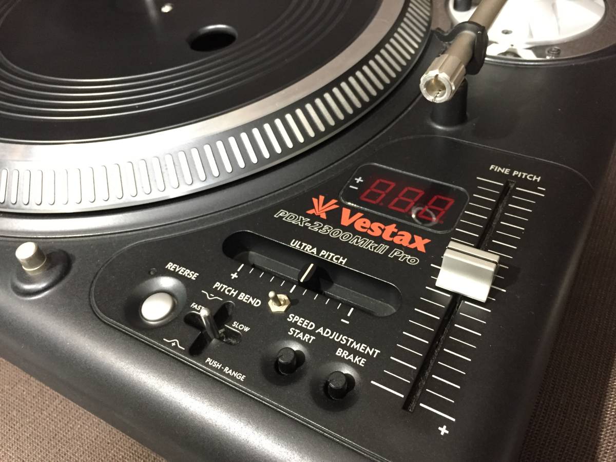 レア 良品 Vestax ベスタクス PDX-2300 Mk2 Pro 世界限定50 ターンテーブル MkII ストレートアーム D-Styles Ricci Rucker Limited model