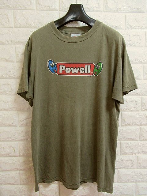 2026，定番 レア 90S パウエル POWELL ロゴ入り Tシャツ 1995/M(ウエア)｜売買されたオークション情報、yahooの商品情報をアーカイブ公開 - オークファン ウエア