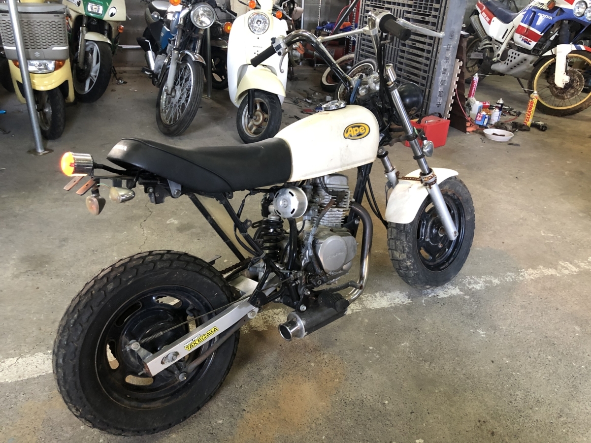 ホンダ AC16 | エイプ50 （BA-AC16 Ape 書類付 カスタム 実働 新車 