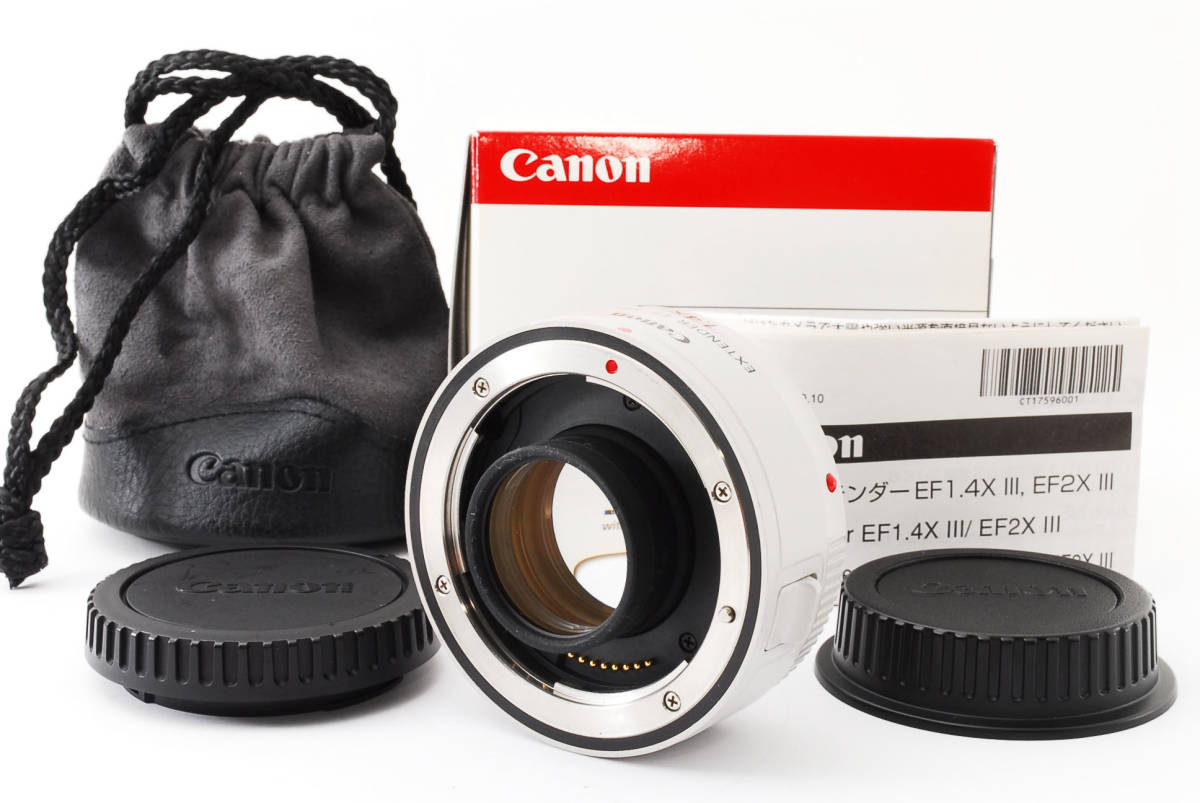 ★☆【新品同様】CANON キヤノン エクステンダー　EF 1.4X III 元箱、ポーチ付き キャノン☆★
