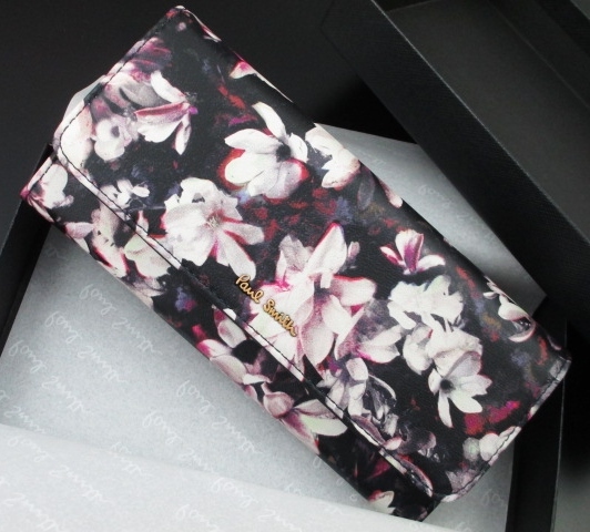 店頭完売☆新品☆箱付 ポールスミス カラーバーン 花柄 長財布 n154