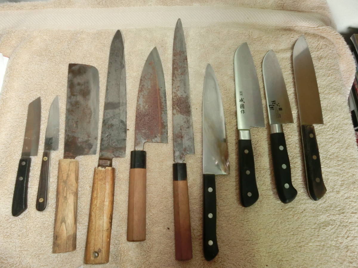 有次 本焼 ふぐ引き テッサ 包丁 尺一 本焼テッサ刺身包丁尺一