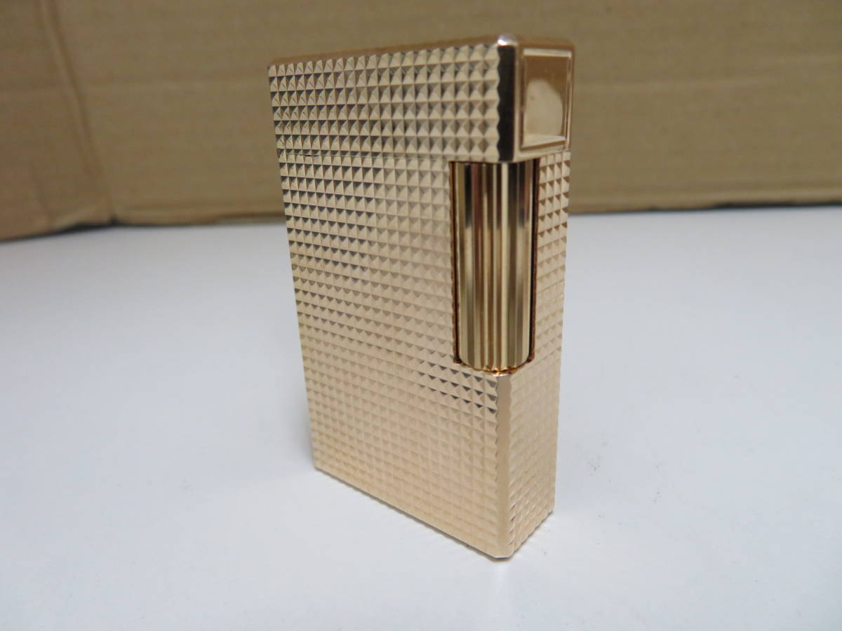 デュポン ライン1 ガスライター Dupont LINE1 1円スタート ゴールド 
