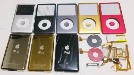 iPod 外装900パターン選択可能 大 お手持ちの 薄型 を換装 160GB