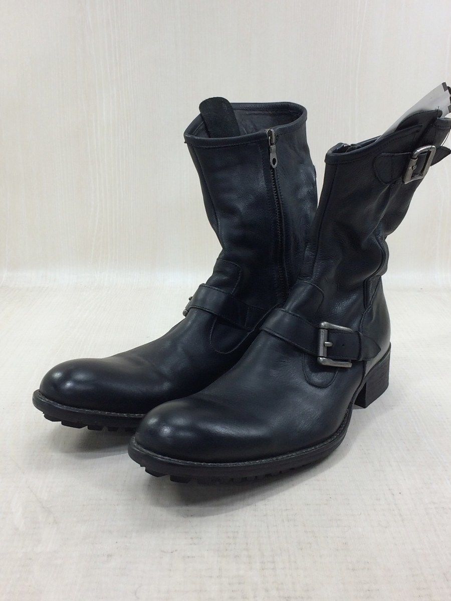 alfredo BANNISTER◇エンジニアブーツ/41/BLK/レザー alfredo