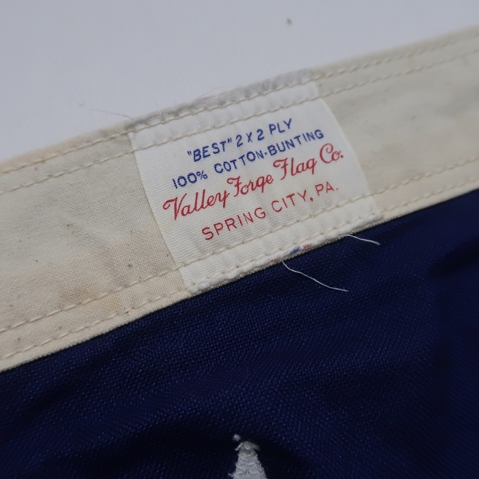 大判　美品　60s～　Vintage　American Flag　ビンテージ　アメリカンフラッグ　星条旗　刺繍　スター