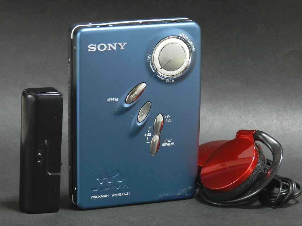 整備済み/完全動作◇SONY ウォークマン WM-EX631(ブルー) 再生スピード