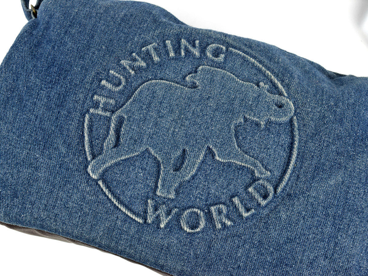 76563○ HUNTING WORLD ハンティングワールド/ ショルダーバッグ 斜め