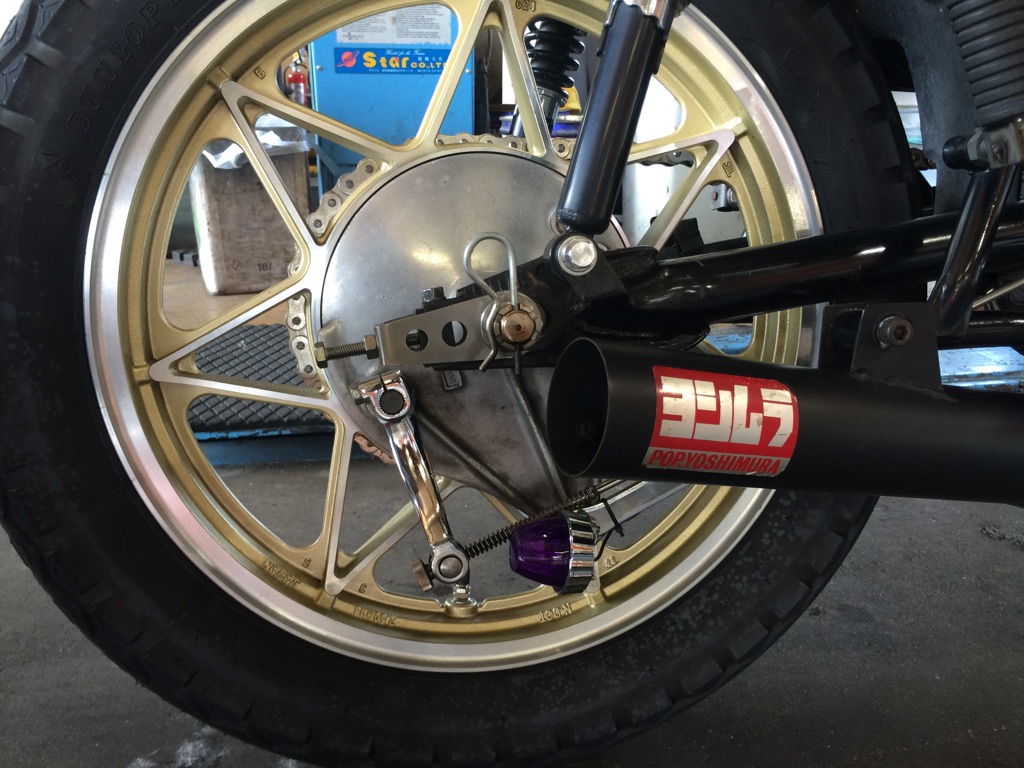 ホタルランプ LED球＆超滑らか点滅小型リレー Z1 Z2 CB パープル 6V