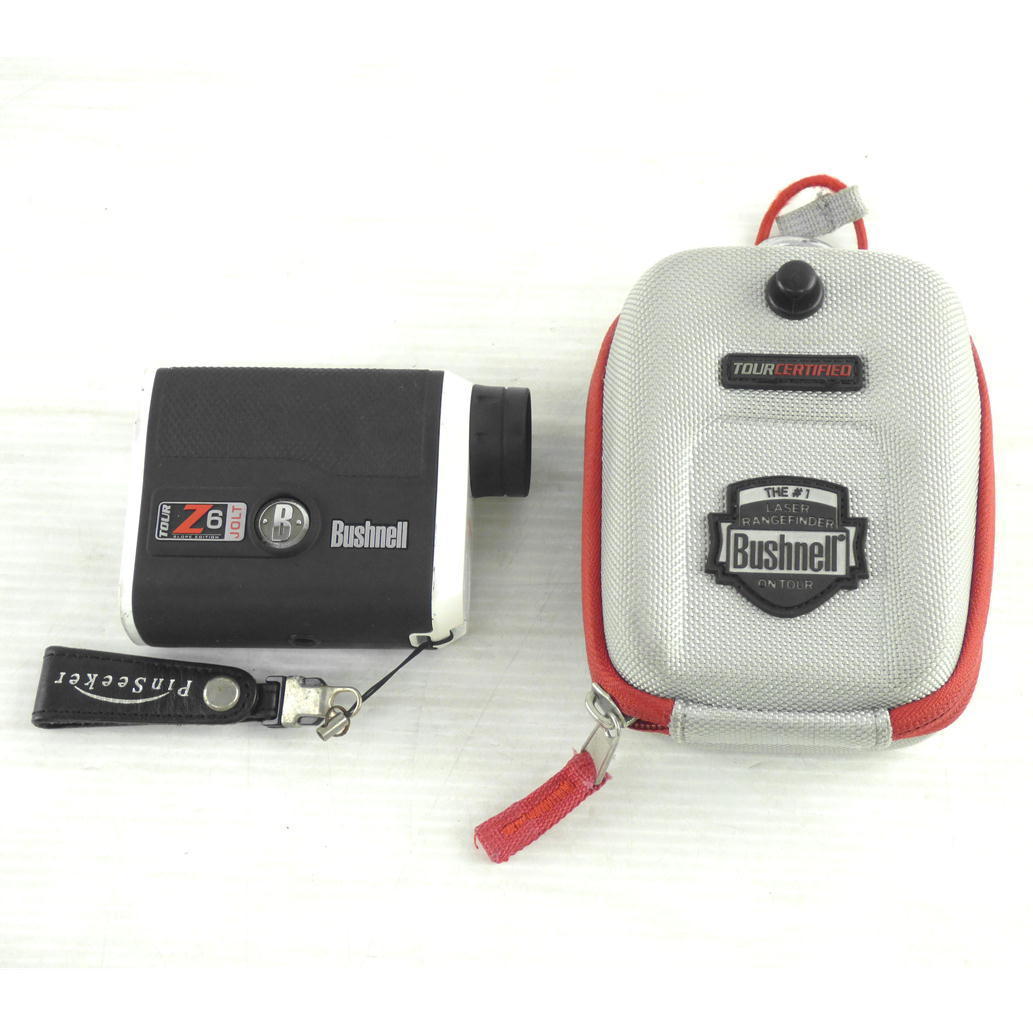 【中古】 Bushnell ブッシュネル ゴルフ用 レーザー距離計 ピンシーカー スロープツアー Z6 ジョルト