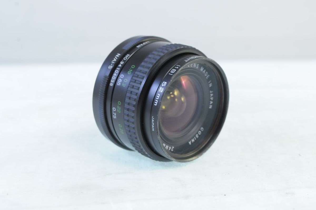 希少！美品COSINA コシナ AI-S 24mm F2.8 MACRO ニコン用☆完動品☆55