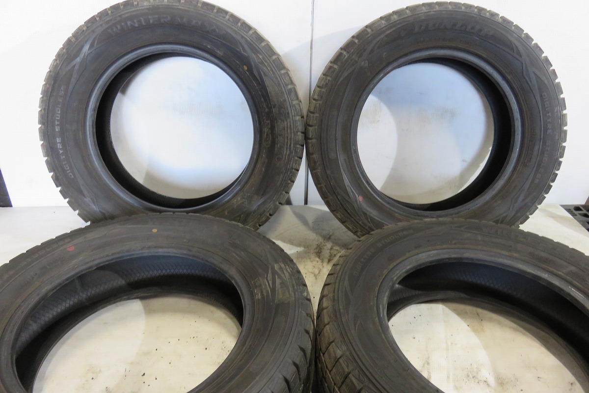 ダンロップWINTERMAXX WM01 195/65R15 4本SET／2015年製 9分山！ ／スタッドレス／中古／090217