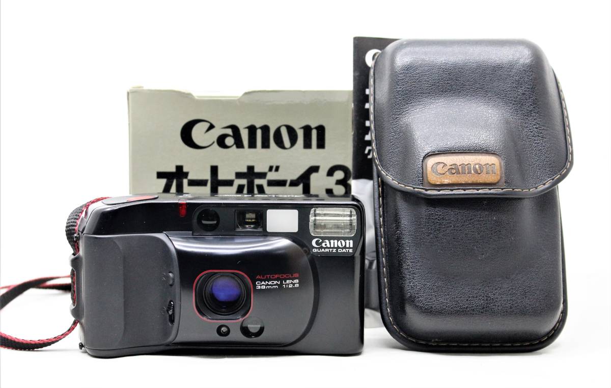 100%新品，HOT 極上良品 CANON キヤノン Autoboy 3 QUARTZ DATE のコンパクトカメラ 完動品 元箱付き Y101141(コンパクトカメラ)｜売買されたオークション情報、yahooの商品情報をアーカイブ公開 - オークファン コンパクトカメラ
