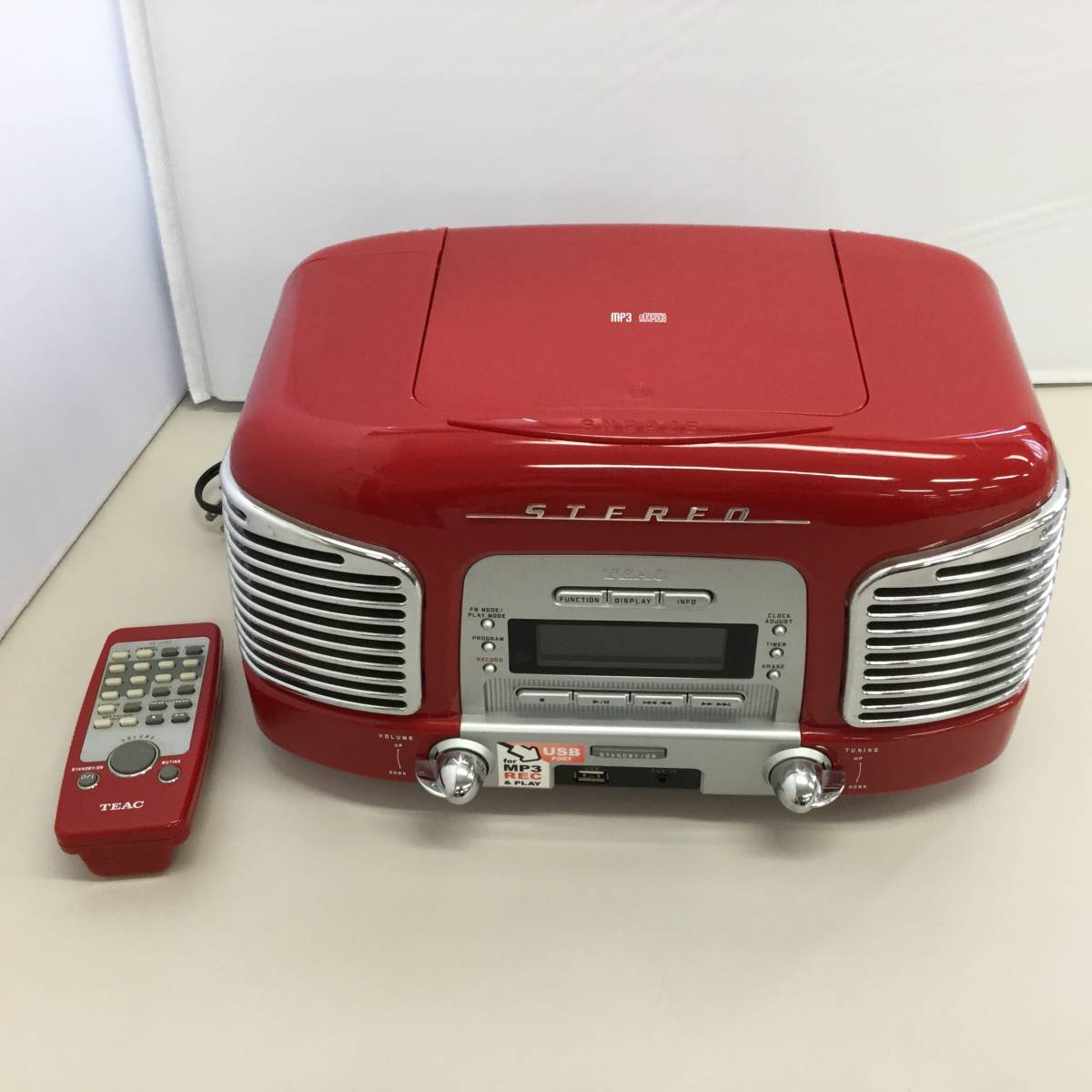 史上一番安い ○TEAC SL-D920 CDラジオ レッド 【公式通販】