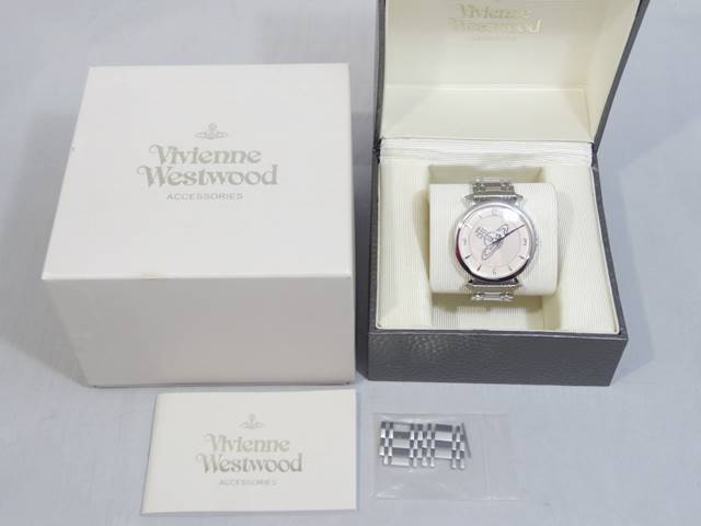 ◎ヴィヴィアンウエストウッド Vivienne Westwood レディース 腕時計 クォーツ VW-7043N オーブ 動作確認済