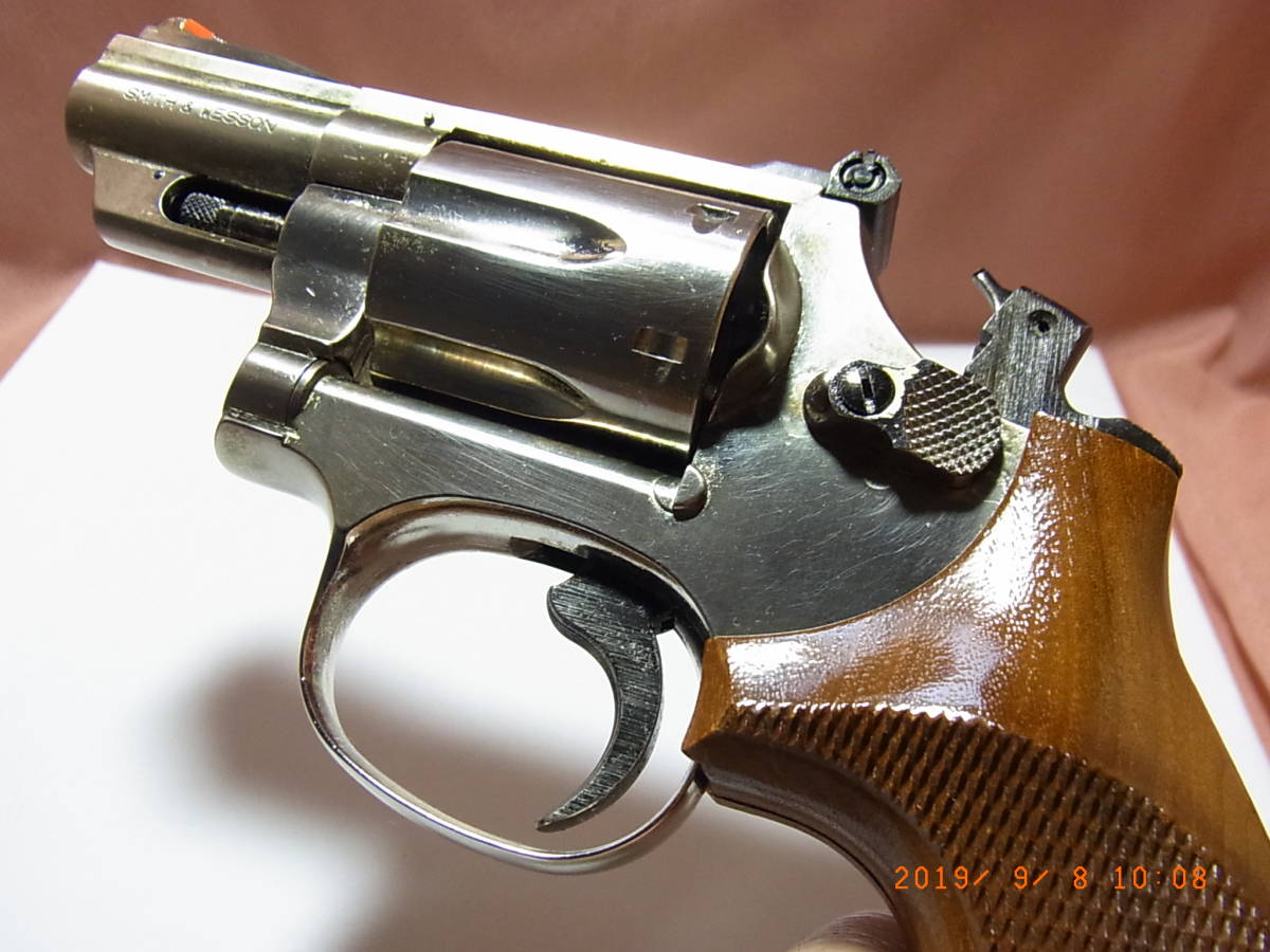 コクサイ S＆W M19 2.5インチ 木製グリップ付きモデルガン コクサイ