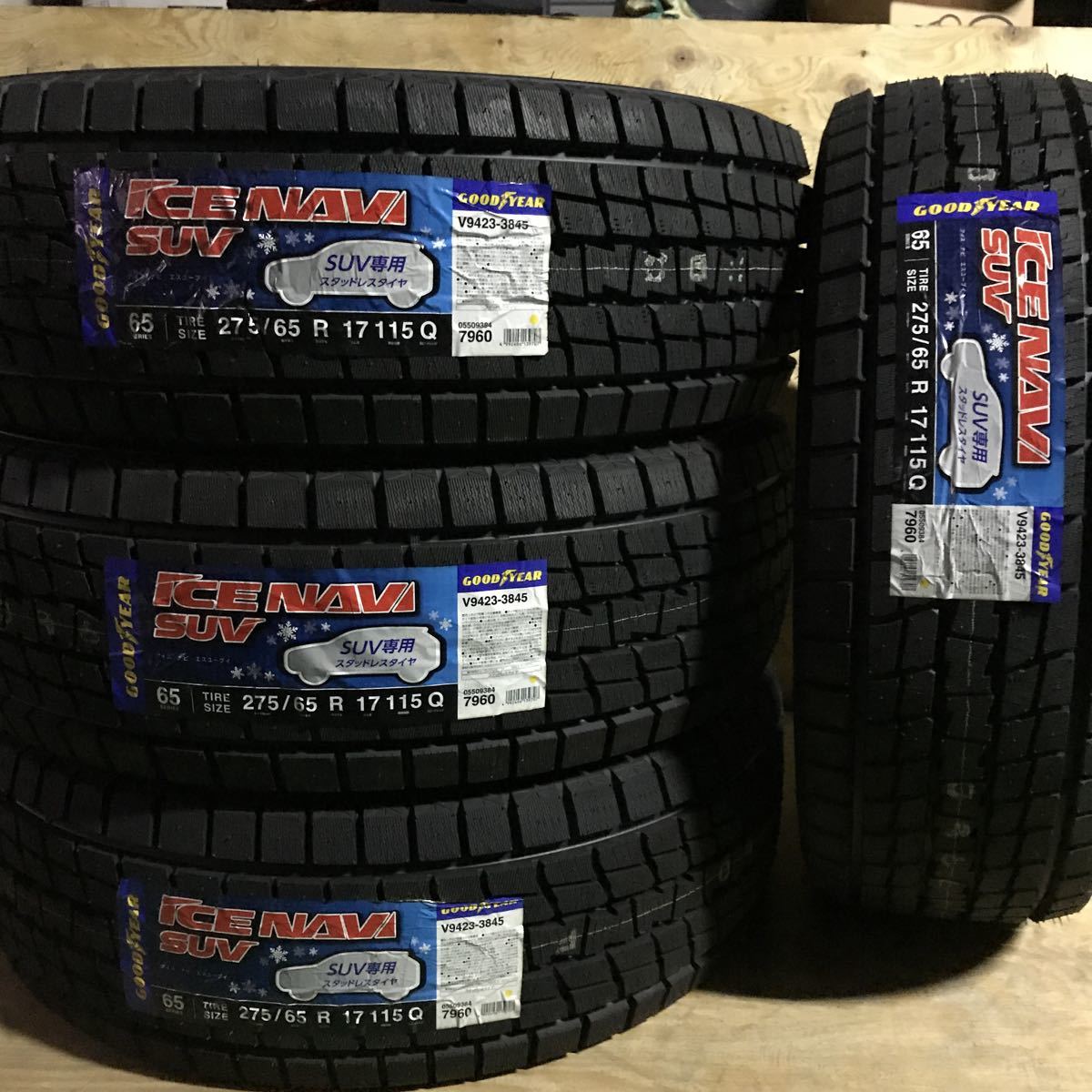 SUV アイスナビ グッドイヤー 275⁄65R17 115Q 新品 4本 17インチ 冬用 ICE