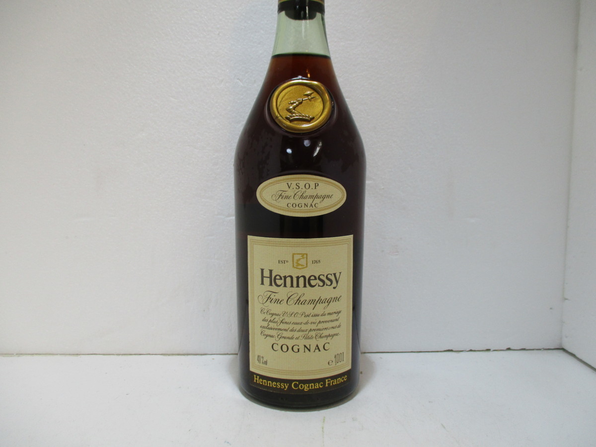 HENNESSY VSOP ヘネシー VSOP コニャック ブランデー 特級 スリムボトル グリーンボトル 1000ml 未開栓 古酒 C68349