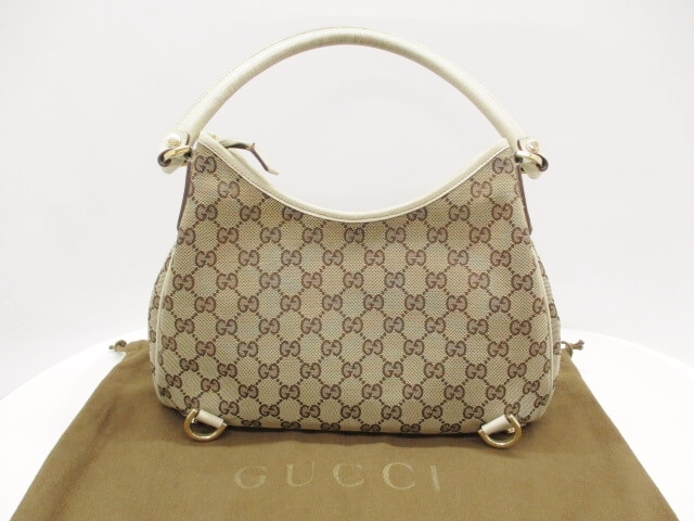 わんこ 五日市店】 GUCCI グッチ GG柄 ハンドバッグ ワンショルダーバッグ