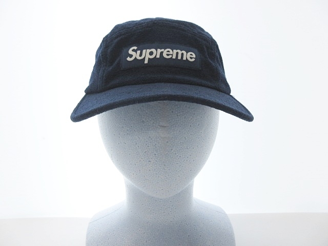 新品 Supreme Terry Knit Camp Cap ネイビー 11ss シュプリーム SUPREME 11SS Terry Knit Camp Cap キャンプ キャップ